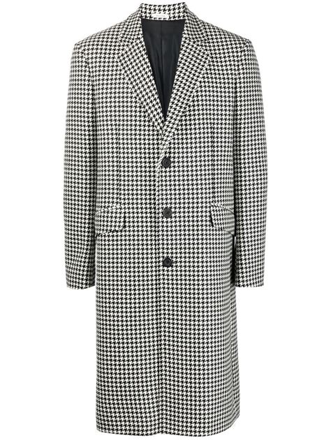 cappotto pied de poule gucci|Gucci Cappotto monopetto pied de poule in lana e cashmere .